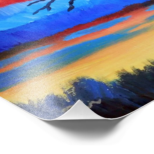 Impression Photo Sunset Lakeside (Coin)