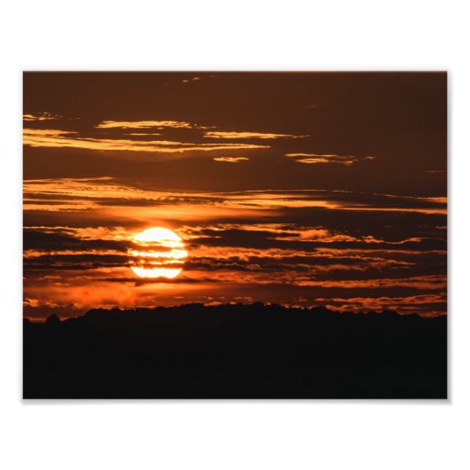 Impression photo Sunset Over the Bay (Devant)