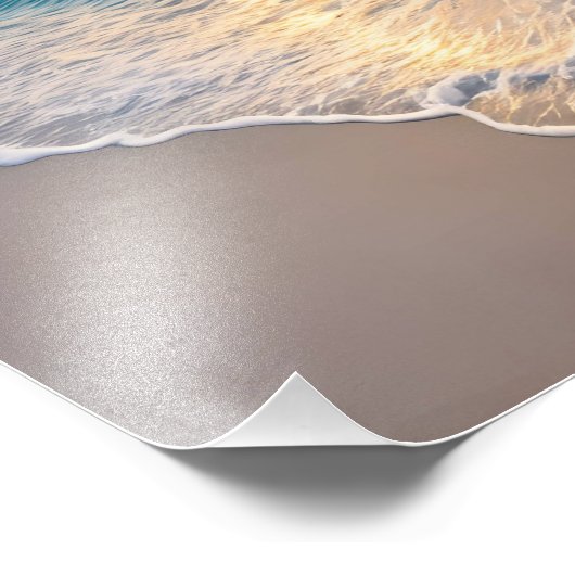 Impression Photo Sunset plage (Coin)