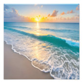 Impression Photo Sunset plage (Devant)