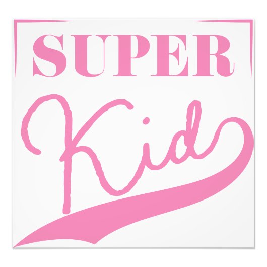 Impression Photo Super Kid (Devant)