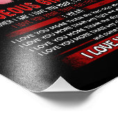 Impression Photo Superbe petite amie | À ma merveilleuse petite ami (Coin)