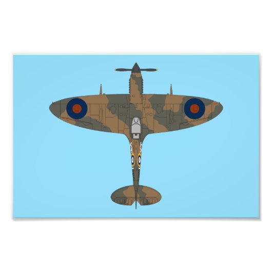 Impression Photo Supermarine Spitfire Mk. V (Devant)