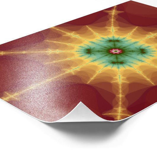 Impression Photo Superstar - Art fractal (Coin)