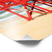 Impression Photo support de sauveteur vide (Coin)