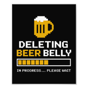 Impression Photo Suppression du ventre de bière Veuillez patienter