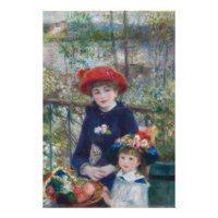 Sur la terrasse, portrait impressionniste, Renoir