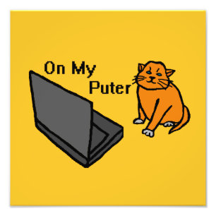 Impression Photo Sur Mon Ordinateur Drôle De Chat Orange Mème