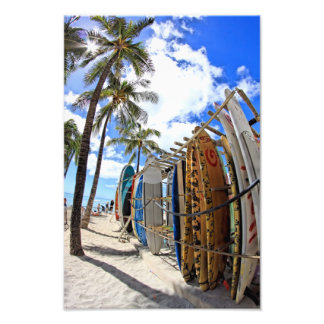 Impression Photo Surf et soleil Waikiki