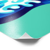 Impression Photo Surfer sur les vagues (Coin)