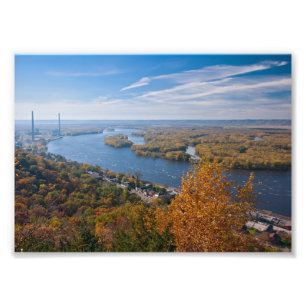 Impression Photo surplombant alma et rivière