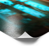 Impression Photo Surprise, sortir d'une porte (Coin)