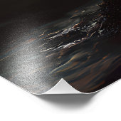 Impression Photo Surreal Floating Ruins Obsidian Pool (Coin)