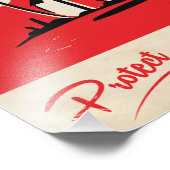 Impression Photo Survie - affiche Vintage de sécurité atomique (Coin)