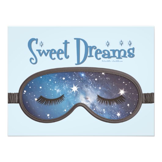 Impression Photo Sweet Dreams Masque Visage (Devant)