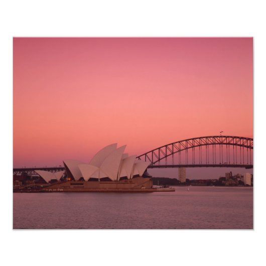 Impression Photo Sydney Opera House et Harbour, New South (Devant)