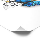 Impression Photo Symbol Infinity of Blue Morpho Butterflies (Coin)