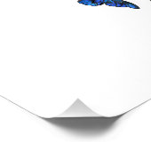 Impression Photo Symbol Infinity of Blue Morpho Butterflies (Coin)