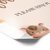 Impression Photo Symbole alimentaire pour Baby shower (Coin)