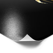 Impression Photo Symbole caducée polygonal or (Coin)
