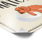 Impression Photo Symbole d'anniversaire Baby Dino Hunt and Hatch Di (Coin)