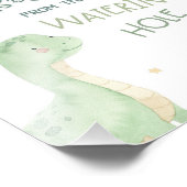 Impression Photo Symbole de fête d'anniversaire de Dinosaur (Coin)