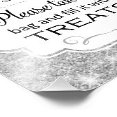 Impression Photo Symbole de Fête des mariées Buffet Silver Sparkle (Coin)