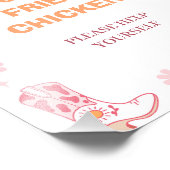 Impression Photo Symbole de la 1ère fête d'anniversaire des filles  (Coin)