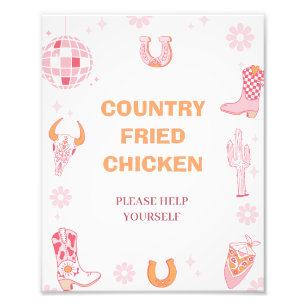 Impression Photo Symbole de la 1ère fête d'anniversaire des filles 