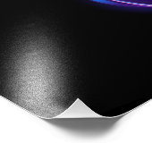 Impression Photo Symbole de Neon Infinity par Glowing Hummingbird (Coin)