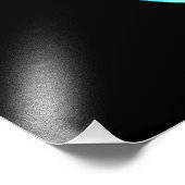 Impression Photo Symbole d'infini avec plume arc-en-ciel (Coin)