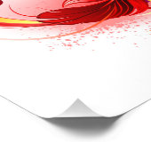 Impression Photo Symbole d'infini avec plume arc-en-ciel (Coin)