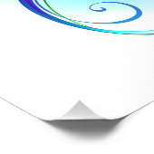 Impression Photo Symbole d'infini avec plume arc-en-ciel (Coin)