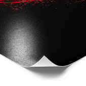 Impression Photo Symbole d'infini avec plume arc-en-ciel (Coin)