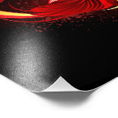 Impression Photo Symbole d'infini avec plume arc-en-ciel (Coin)