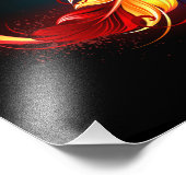 Impression Photo Symbole d'infini avec plume arc-en-ciel (Coin)