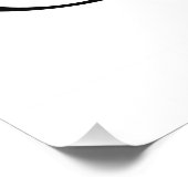 Impression Photo Symbole d'infini avec Rose arc-en-ciel (Coin)