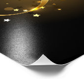 Impression Photo Symbole d'infini doré (Coin)