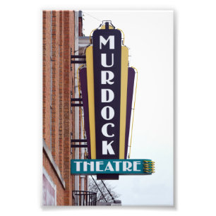 Impression Photo Symbole du Théâtre Murdock, Wichita, Kansas