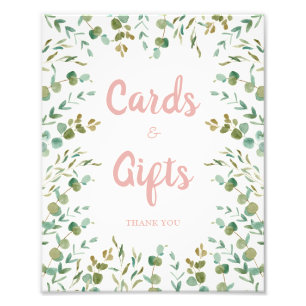 Impression Photo Symbole Eucalyptus Feuille Cartes et Cadeaux