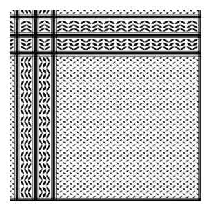 Impression Photo Symbole Keffiyeh de la Palestine Motif de résistan