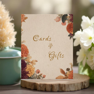 Impression Photo Symbole Marigold Rustic Floral Cartes de Mariage &