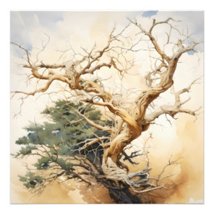 Impression Photo Symbolisme de l'arbre Abstrait