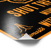 Impression Photo Sympathique Mum Méditation signes (Coin)