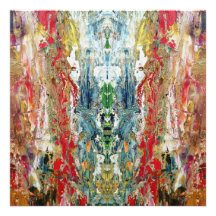 Symphonie du Chaos - Palette de l’artiste Abstrait