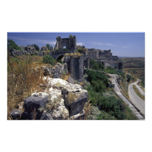 Impression Photo Syrie, château de Marqab, château des Croisés situ