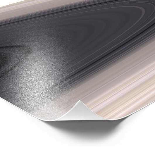 Impression Photo Système d'anneau de Saturne (Coin)