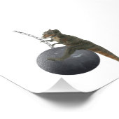 Impression Photo T-Rex Dinosaure Balle d'épave (Coin)