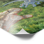 Impression Photo T-rex vs Spinosaurus (Coin)