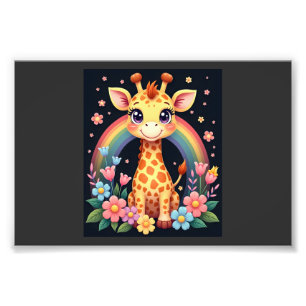 Impression Photo T-Shirt Amoureux de Girafe